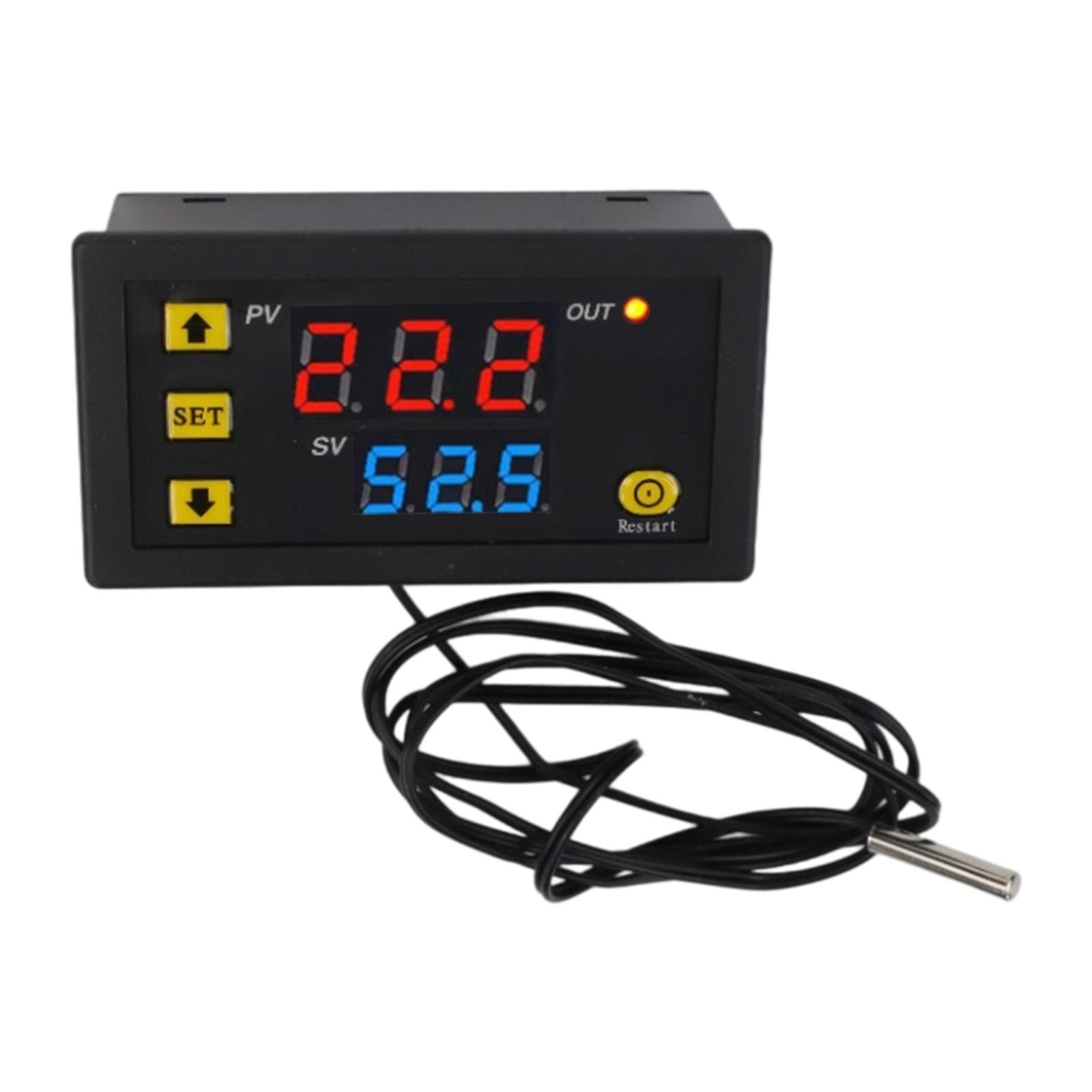 Temperature Controller with Alarm Function for Heating and Cooling Systems DC 24V