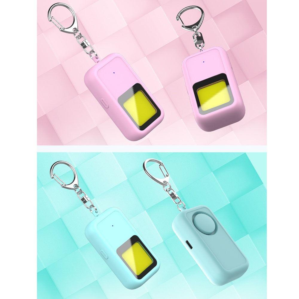 130 DB Self Defence Alarm Keychain Low Battery Notice Emergency Safety Alarm Women