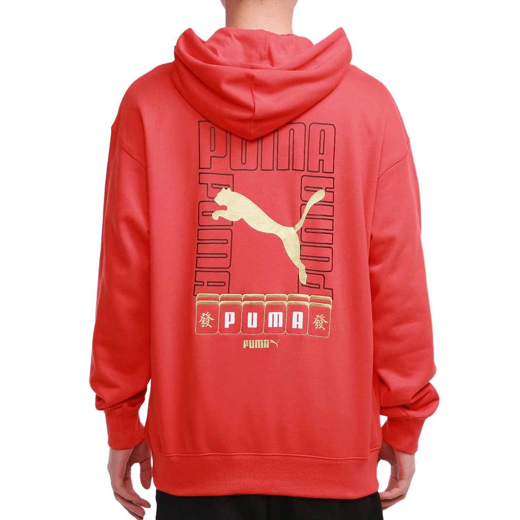 Puma Sweatshirts Men's Red Hooded Moderate Regular 531299-23