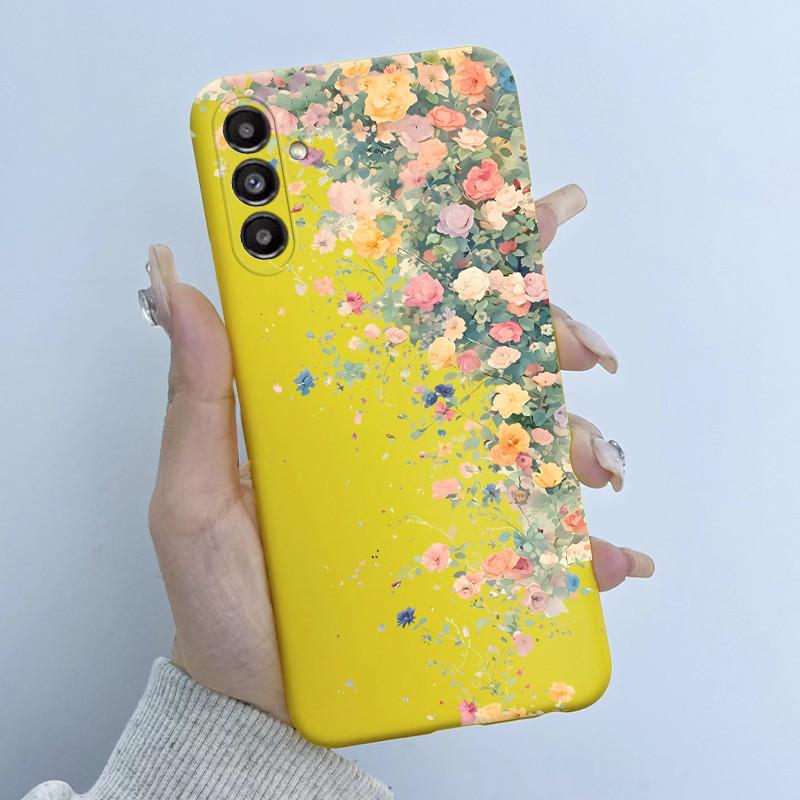 For Samsung A16 A56 5G Phone Case Butterfly Flower Girls 2025 Design Soft Silicone TPU Back Housing for Galaxy A 16 A 56 Covers