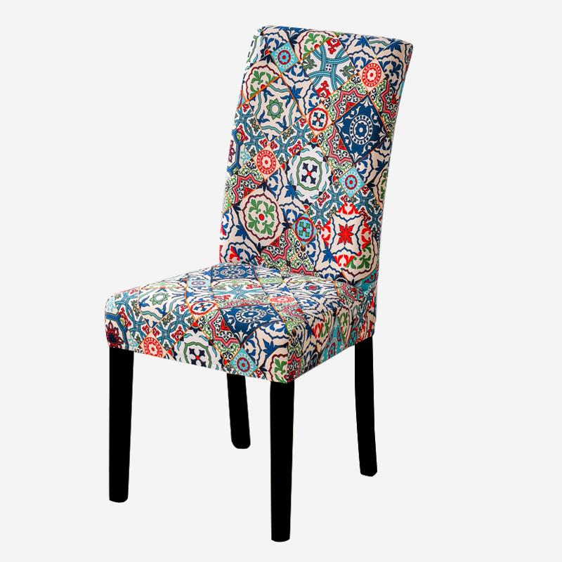 Dining Chair Cover Elastic Seat Slipcover Stretch Chair Covers For Wedding El Banquet Dining Room Office Anti-Dirty Removable