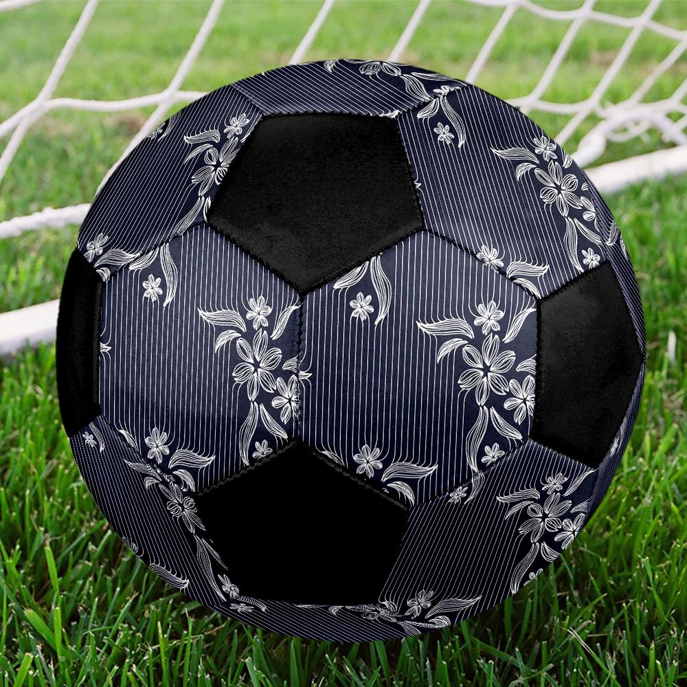 1pc Floral Durable Soccer Ball/Football, Size 5, Perfect for Training, Entertainment And Competition,Gift yy26060664