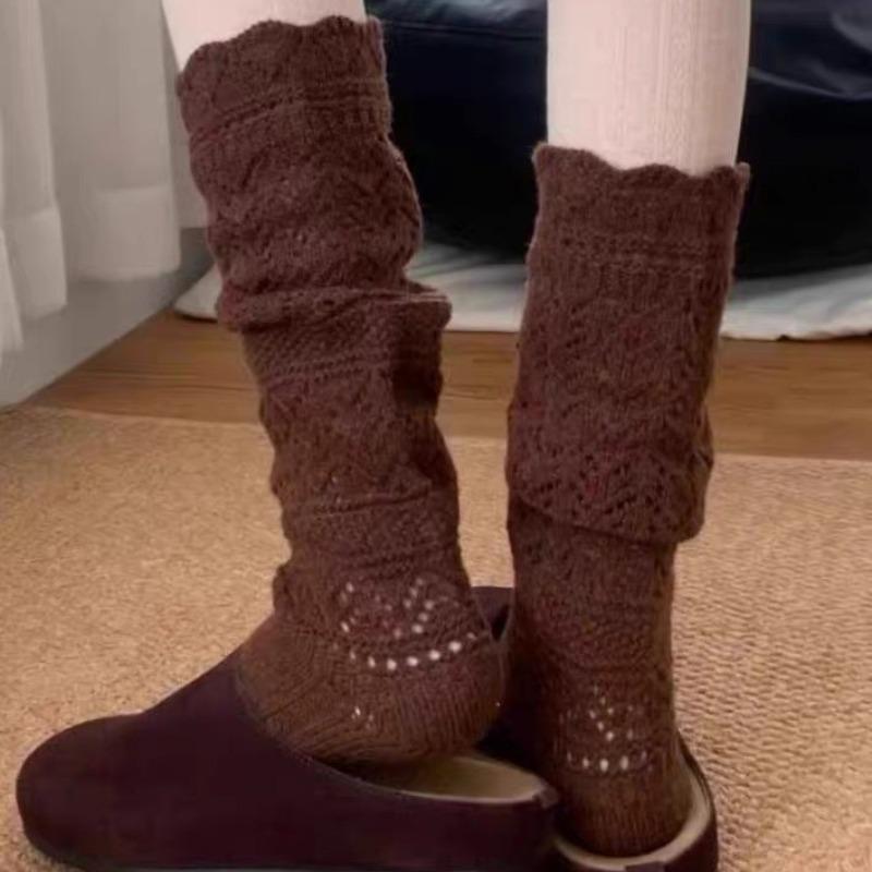 

Женские осенне-зимние модные длинные носки в новом балетном стиле 1 pair кофейный