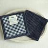 Square Tea Coaster Corduroy Check (6 Colors)