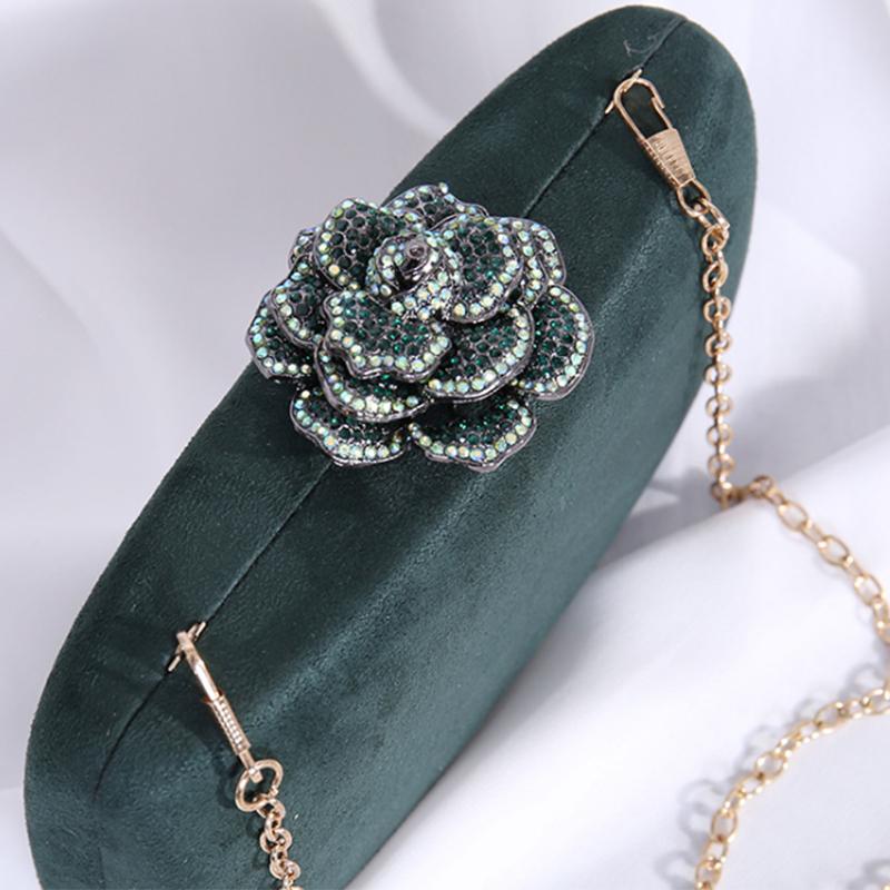 Eleganti Pochette di Velluto Rosa/Blu per Ragazze, Custodia per Telefono, Tasca, Moda Donna, Pochette da Sera, Borsa, Portafoglio