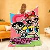 Classic Cartoon T The P PowerpuffS G Girls Blanket For Soft Throw Blanket for Picnic Bed Sofa Home Bedroom Cozy Warm Comfortable