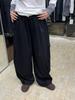 Becabeau Women's Winter Korean-Style Loose Plus Size Fleece-Lined Wide-Leg Cargo Pants