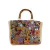 2026 Luxury Sequins Embroidery Large Tote Bags New Fashion Bamboo Handle Women Handags Lady Woven Straw Flower Summer Beach Bag