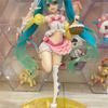 Cute Anime Rabbit Ears Hatsune Miku Action Figure Kawaii Pvc Model Statue Doll Desktop Collect Ornaments Toys Surprise Girl Gift