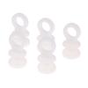 50Pcs Curtain Rail White Modern Style Accessories Plastic Curtain Track Gliders For Home Hanging Curtain Glider Hook Ring Rail