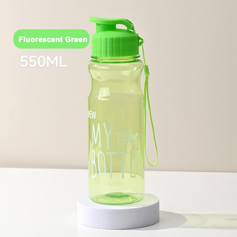 

Большая емкость для спортивной воды, цветная прозрачная переворачивающаяся кружка для холодной воды для домашних животных, космическая бутылка для воды, пластиковая кружка для воды зелёный