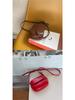 Women's Retro Red Saddle Handbag: Spring/Summer 2025 Collection - High-End, Versatile, and Simple Phone Bag
