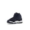 Air Jordan 11 Retro PS Midnight Navy Velvet Kids Sneakers Blue Metallic-Silver White DO3857-441