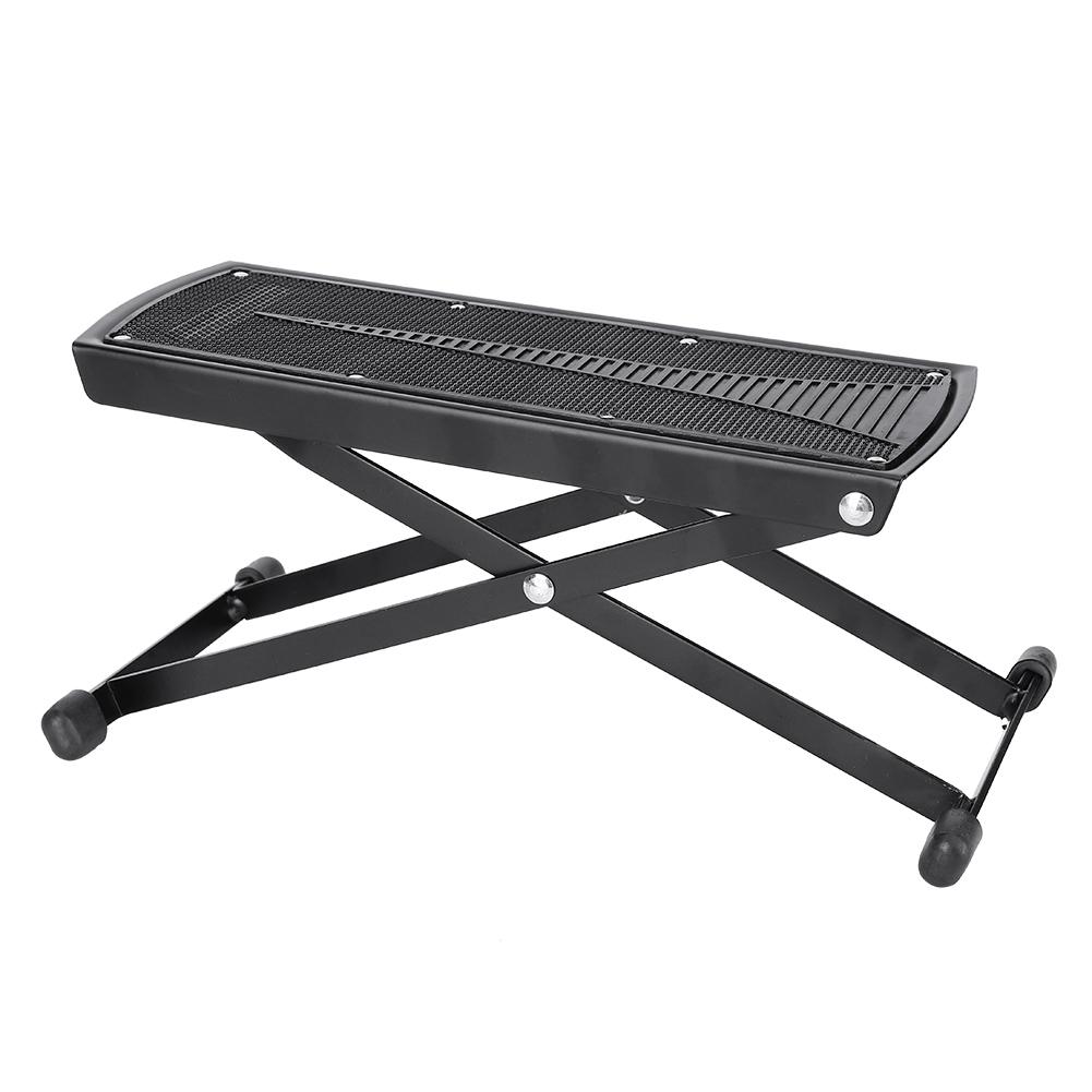 

Guitar Footrest Portable Classical Multi Block Adjustable and Pedal Foot Type Shelf(Black ) чёрный
