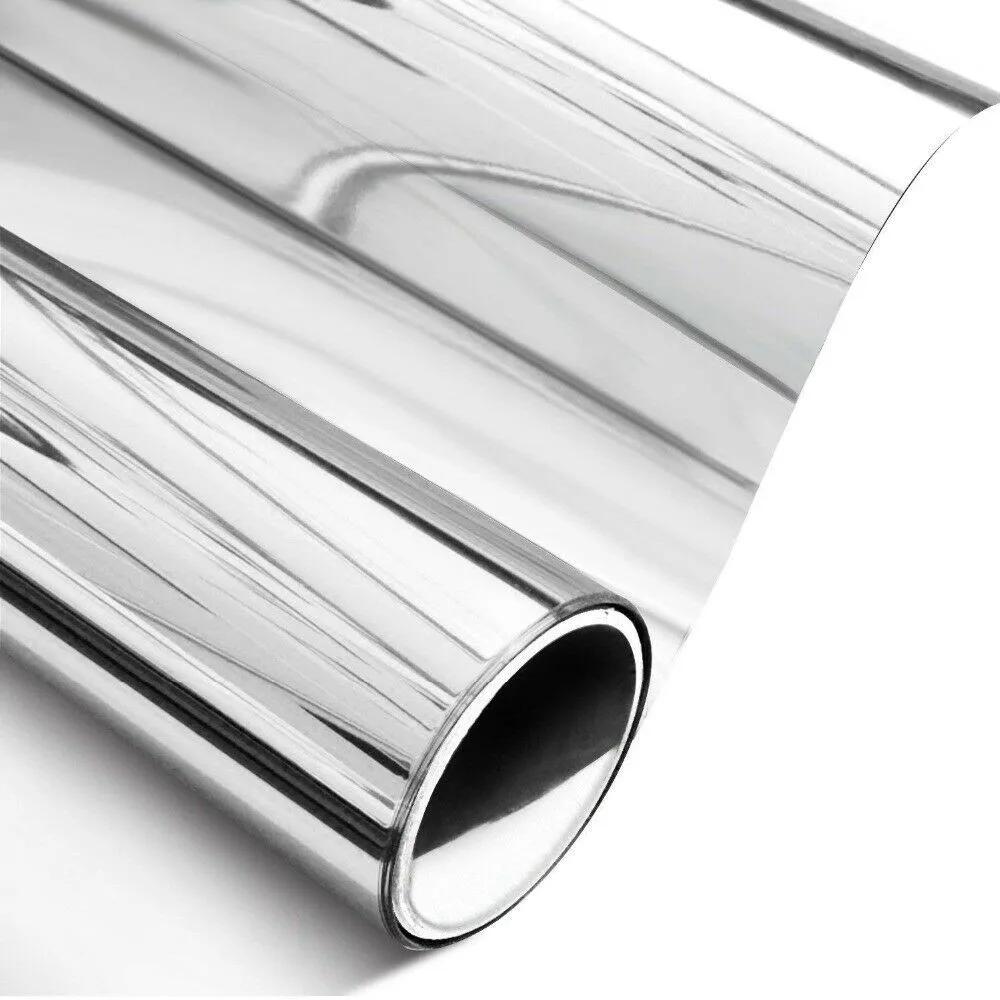 60x200cm One Way Mirror Window Film Reflective Home Privacy Solar Tint Foil Glass Sticker Heat Insulation Anti UV For Office