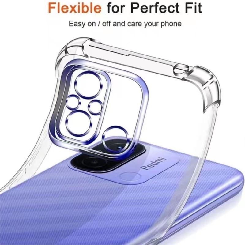 1,5 MM Dicke Airbag-Klarhülle Für Xiaomi Redmi 10C 10A 9A 9C 12c Redmi Note 10 10S 11 11s 12s 12 Pro 5G A1 A2 Plus Hülle Fundas