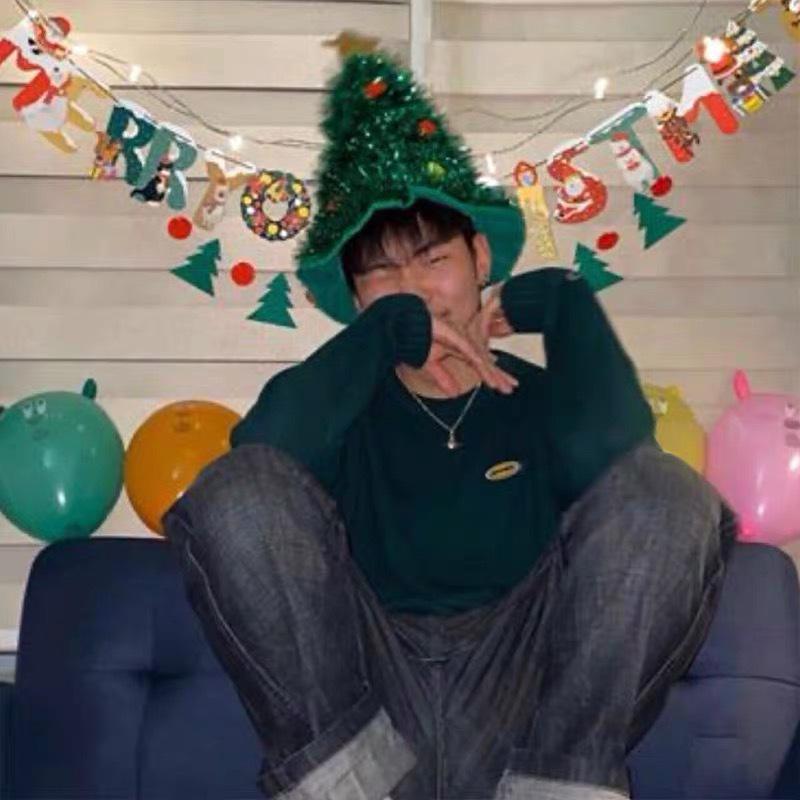 Festive Santa Beard & Hat for Adults and Kids - Cute Christmas Headwear Gift