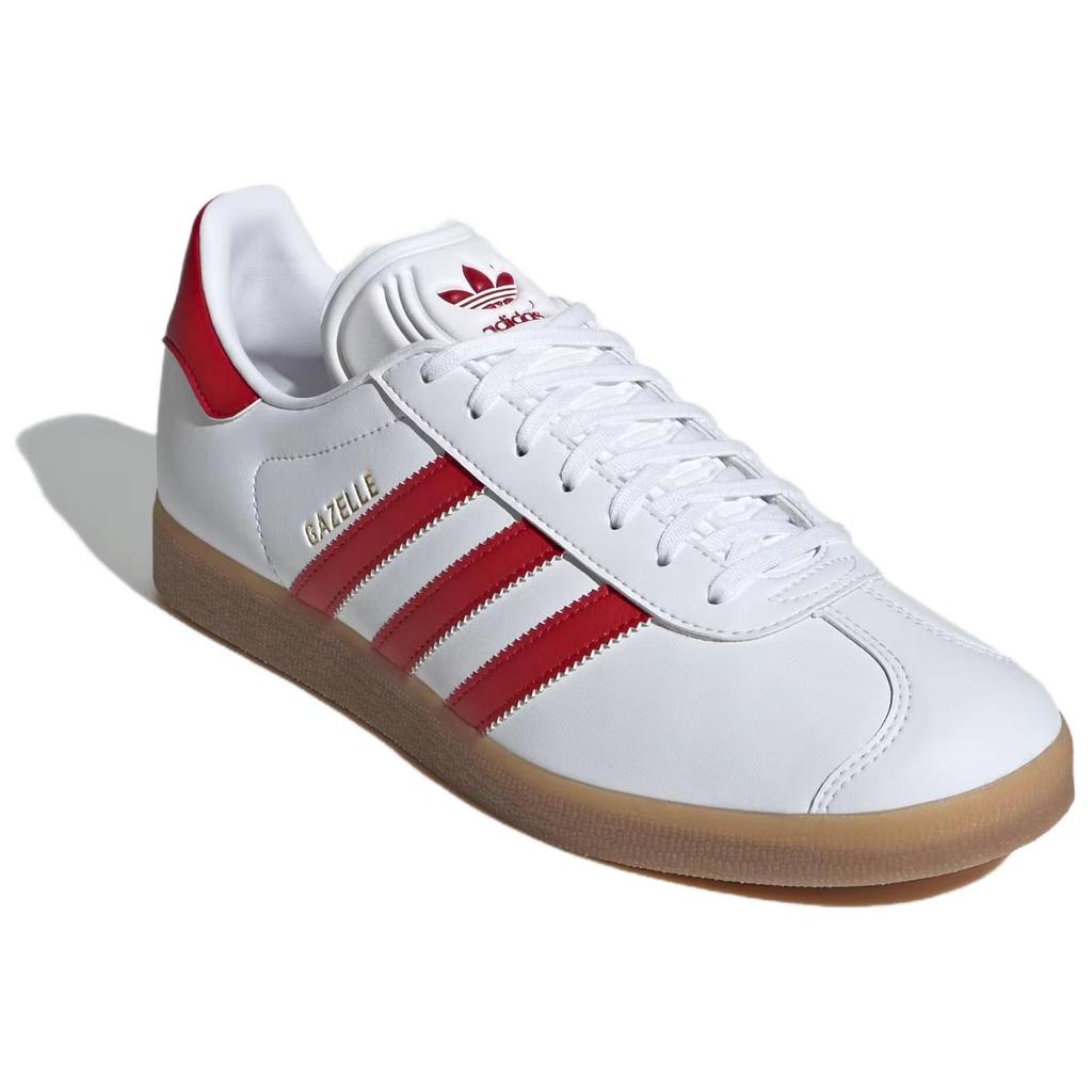 Adidas Gazelle Leather 'White Red Gum' IH0377