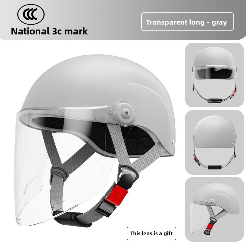 Electric Car Helmet Men and Women Cute Half Helmet