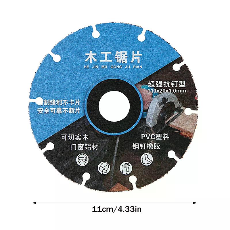 1/2/3/4Pcs Woodworking Special Saw Blade Brazed Multipurpose Woodworking Circular Cutting Blade Wood Steel Nail Aluminum PVC