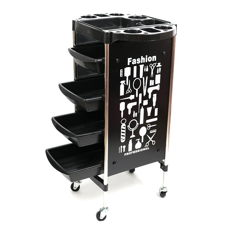 Multi-Layer Mobile Hair Salon Trolley and Storage Cart