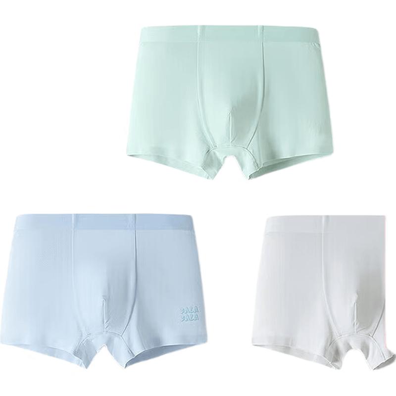 Balabala Boy's Skin-Friendly Boxer Briefs (3-Pack)
