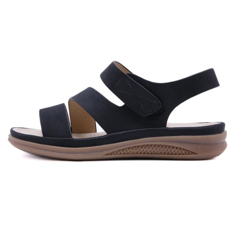 Fashion Women Casual Sandals Comfortable Soft Slippers Wedge Platform Sandals Female Retro Flat Platform Open Toe Outdoor Beach Shoes