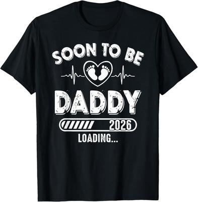 Soon To Be Daddy Est. 2026 New Dad Fathers Day First Time T-Shirt Unisex T-Shirt