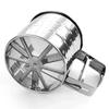 Baking Flour Sifter Food Strainers Powder Stainless Steel Hand-held Reusable Sieve for Flour Cup Shakers Kitchen Baking Tools