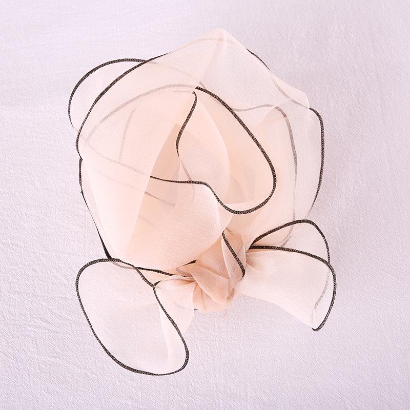 Solid Color Neckerchief Hair Scarf for Female Long Skinny Neck Scarfs Ladies 17*140cm Elegant Wrist Ribbon Chiffon Neck Scarves