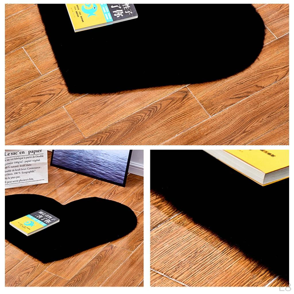Heart Shaped Anti-Skid Door Rug Room Bedroom Mat,70x90cm