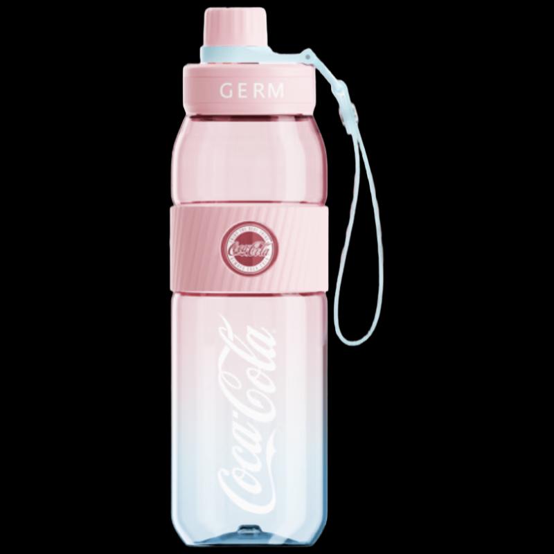 Gemigemi Coca-Cola Collaboration Gradient Glass Water Bottle