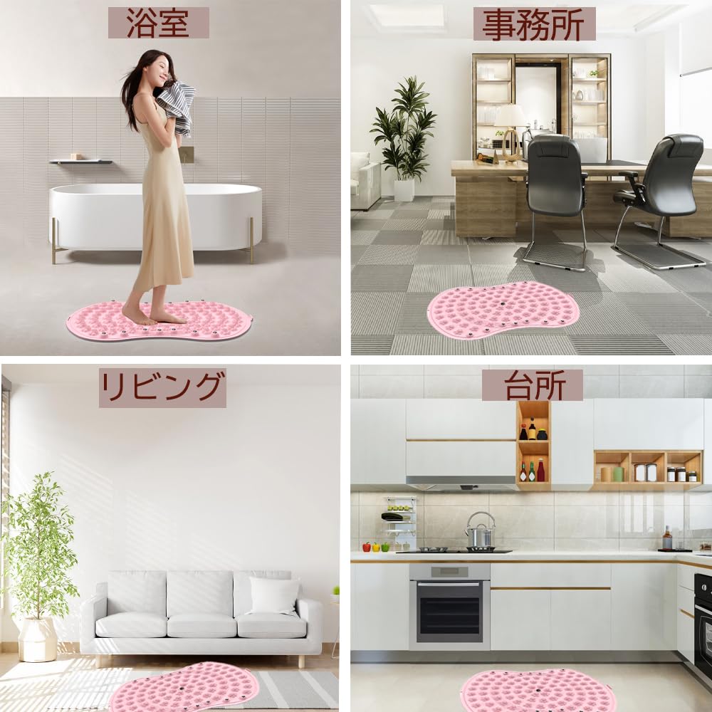Recommended by Judo 55cm Foot Reflexology Acupressure Board for Slow Foot Thick and Ideal for Home Relaxation and Healthy Unisex Therapists Mat,