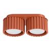 Ceiling Lamp Aura 2 Red Ochre Gx53