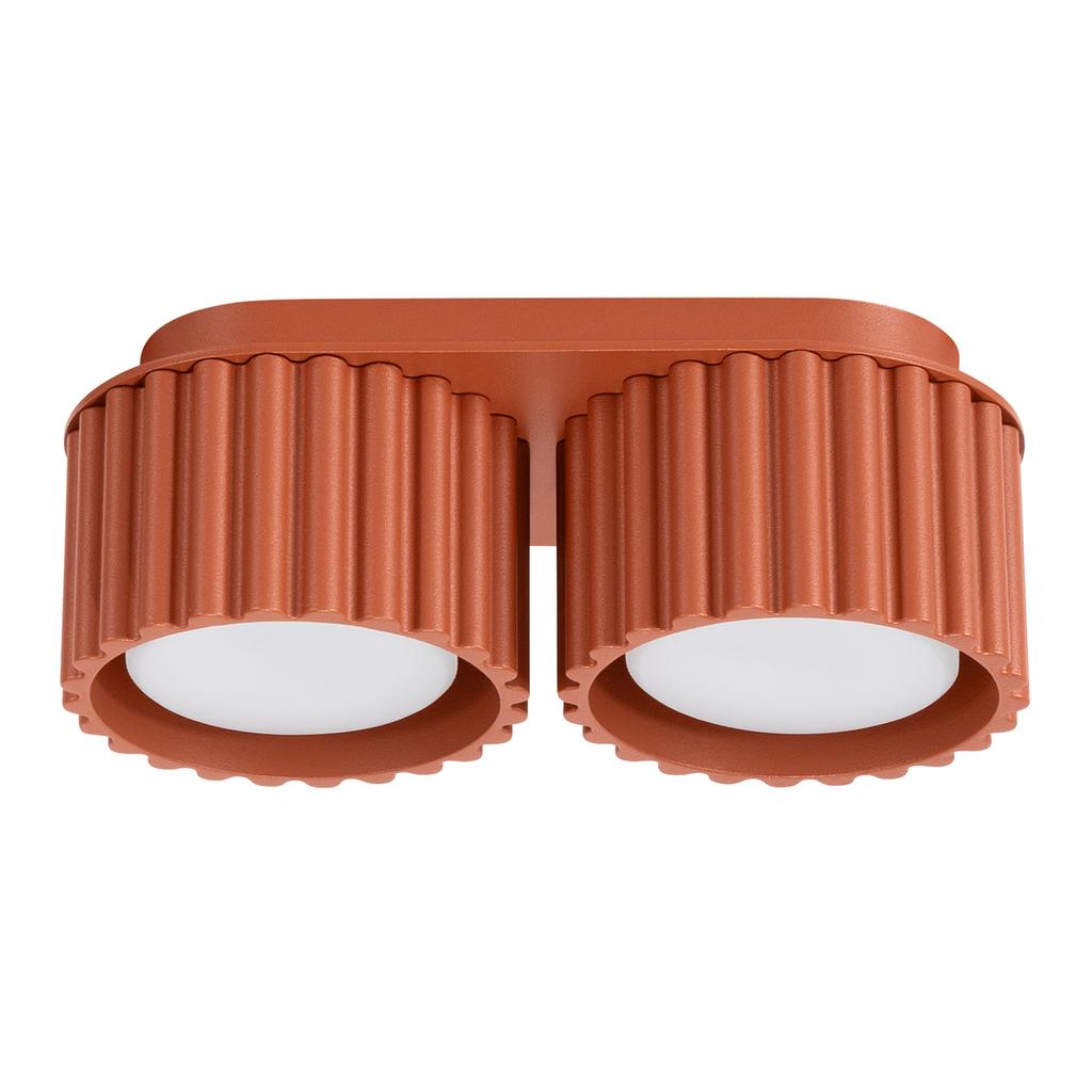 Ceiling Lamp Aura 2 Red Ochre Gx53