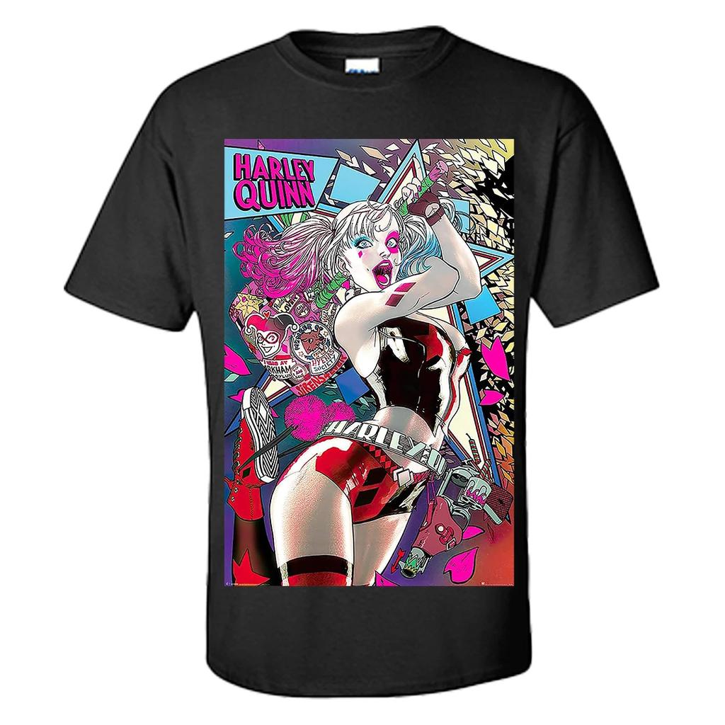 Harley Quinn T Shirt Harley Quinn Comic Cover Art Shirt Graphic Tee S-XXXL