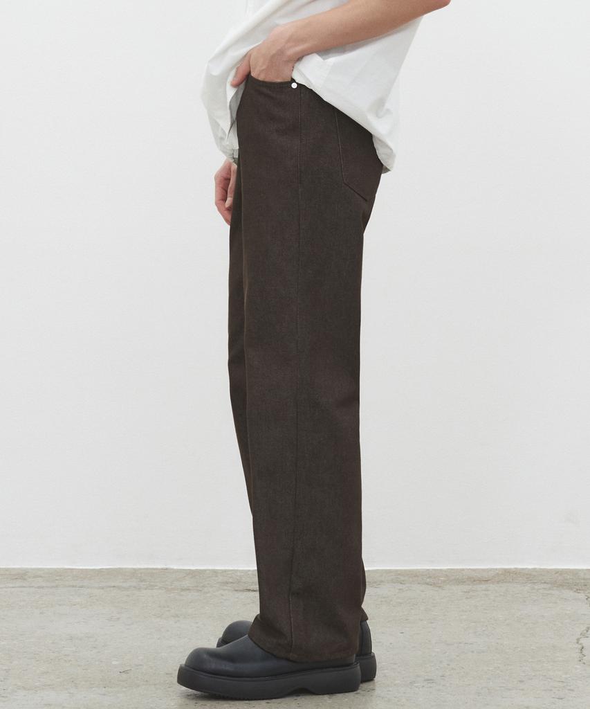 DECET Dawn Semi Wide Jeans Dcpt002Cpbrown