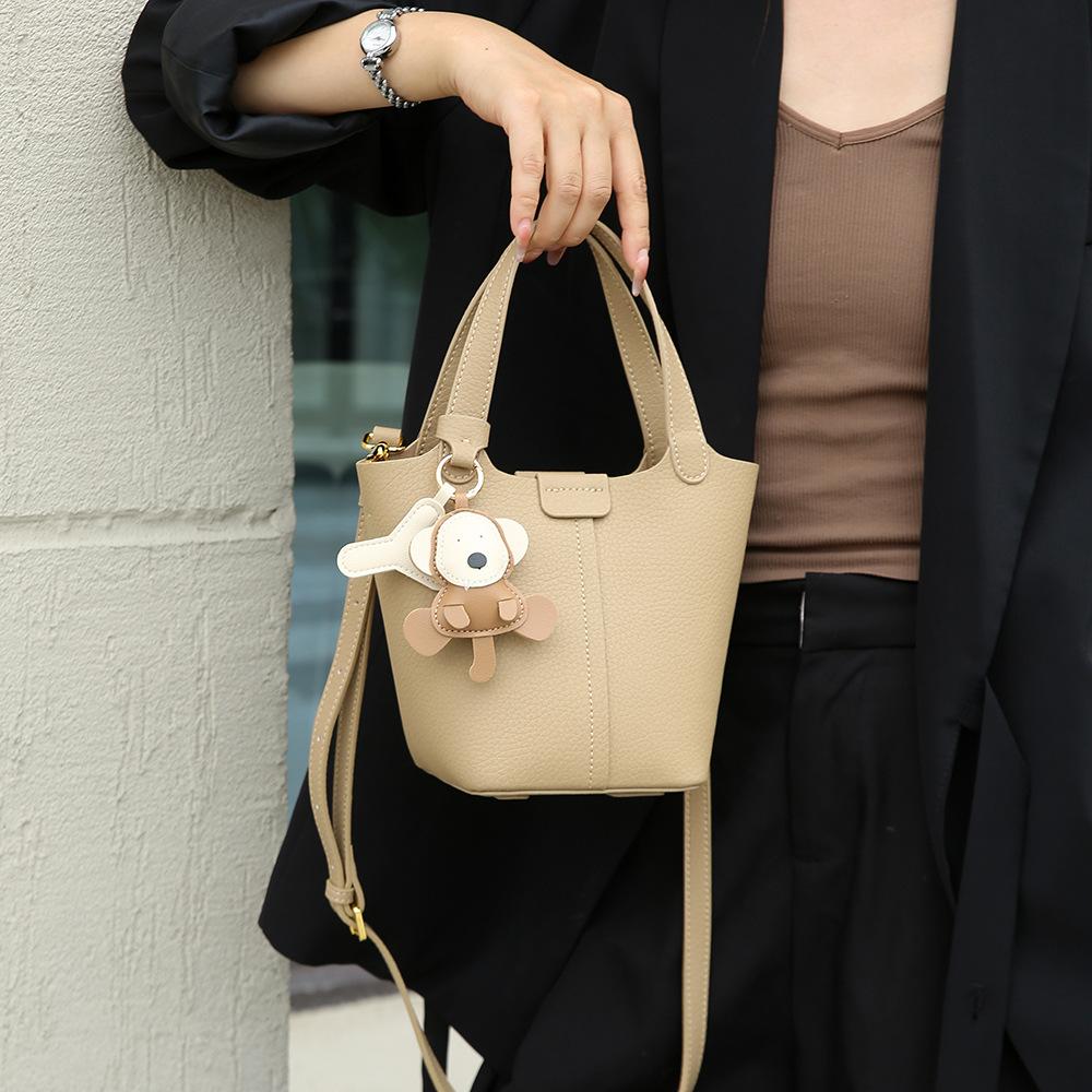 Handbag, Commuter Basket Bag, Versatile Casual Shoulder Sling Bag, Bucket Bag