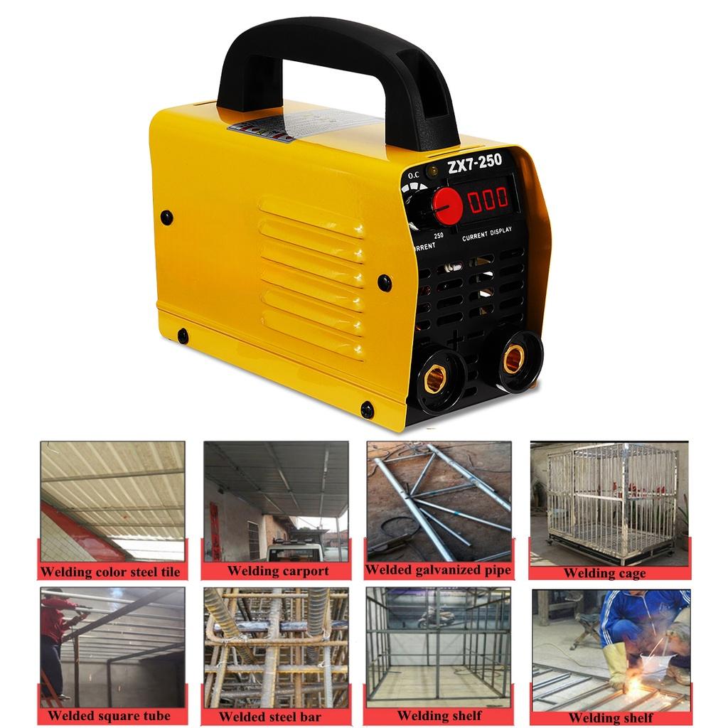 Aparat de Sudură Invertor 200A cu Arc Electric DC MMA ARC pentru Casă, Începători, Bricolaj, Lucru, Sudură 220V 4000W