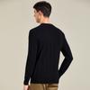 400g Thick Pure Cashmere Knitted Twisted Flower Men's Cashmere Sweater