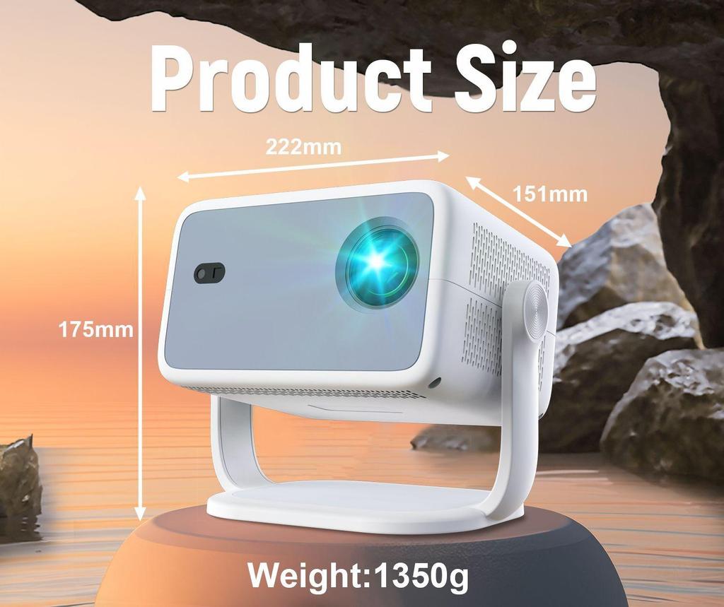 Netflix certificated android 13 1080p home theater projector