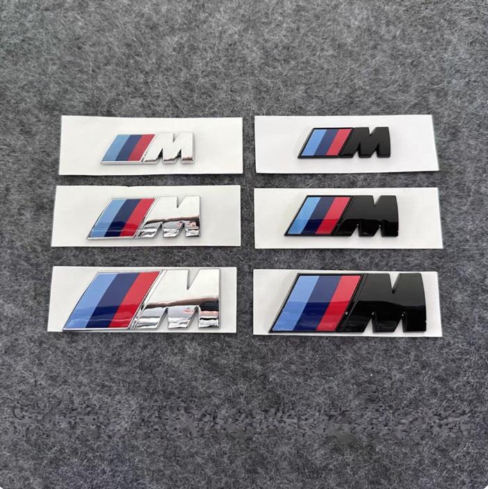 MM LOGO Spatbord Embleem Badge Achterklep Badge Voor BMW E36 E39 E46 E60 E90 E90 F01 F10 F30 G01 G20 G21 G30 G11 F15 X5 X3 M Sport ie2