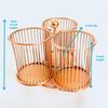 Makeup Brush Holder Pen Pencil Paintbrush Stand Holder Organizer Cutlery Dining Holder