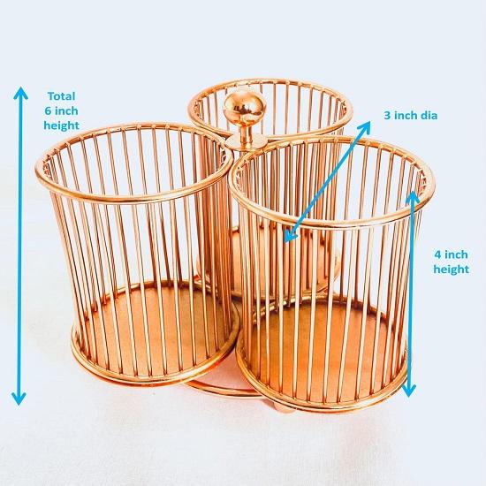 Makeup Brush Holder Pen Pencil Paintbrush Stand Holder Organizer Cutlery Dining Holder