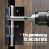 7Pcs Professional Woodworking Centering Hinge Drill Bit Set Change Door Cabinet Window Hole Puncher Jig Guide