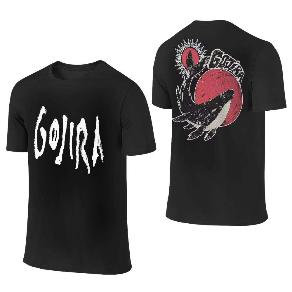 Men Women Gojiras Band Heavy Metal T Shirts Rock Music Cotton Clothing Funny Short Sleeve Round Collar Tees 2sided 3XL TShirts