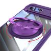 Magnetic Ring Holder Magsafe Case for Google Pixel 8A Transparent Acrylic PC Shockproof Wireless Charging Cover for Google 9 Pro