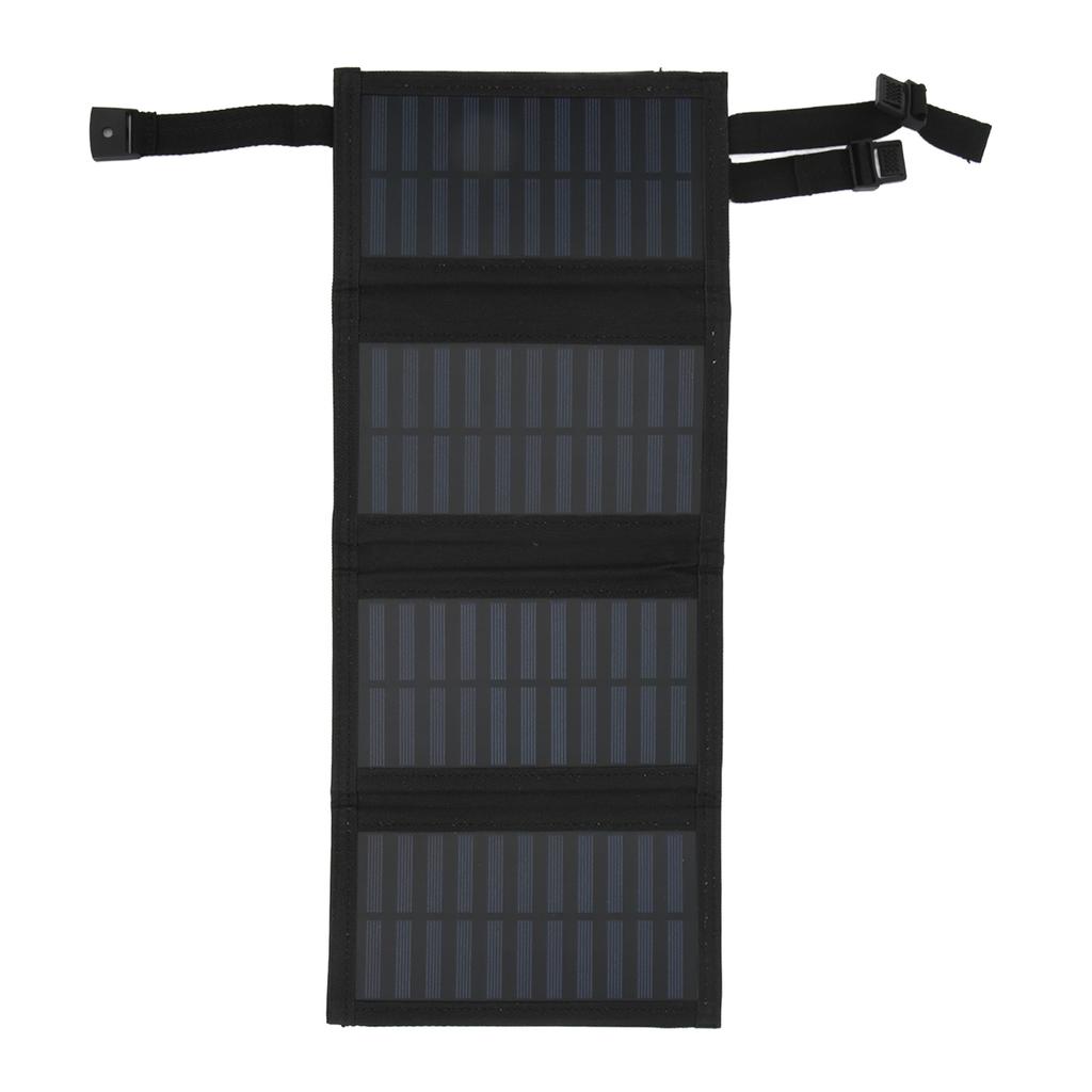 20W Foldable Solar Panel 5.5V Portable USB Port Monocrystalline Folding Board for Outdoor Travel Camping