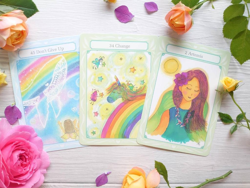 ANGEL CARDS defi 48 Cards with Japanese Instructions [Authentic]