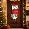 Wall Hanging Christmas Decorations Santa Claus Xmas Banner Christmas Hanging Flag  Party Supplies